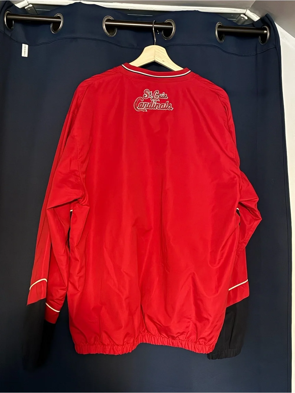 St Louis Cardinals Pull Over Jacket - Size L
